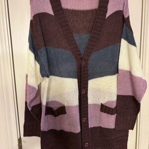 LuLaRoe Striped Multicolor Women's Sweater